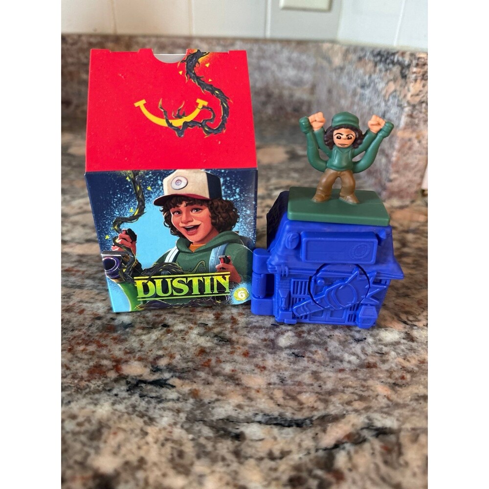 2026 McDONALD'S Stranger Things Tales from 85 Collectible HAPPY MEAL TOY Dustin